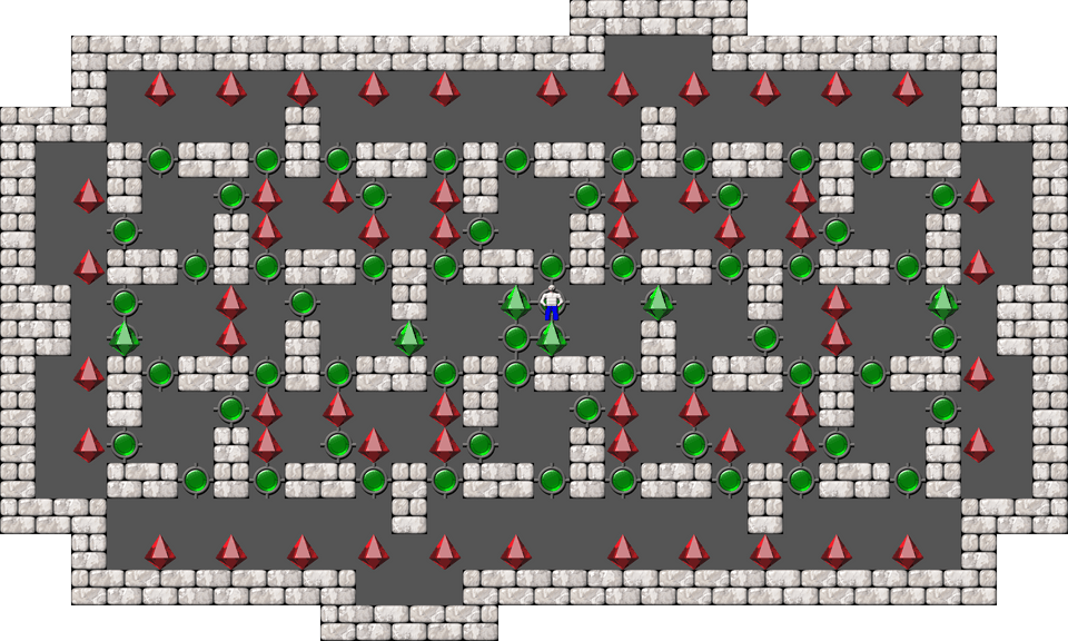 Sokoban Sasquatch 02 Arranged level 35